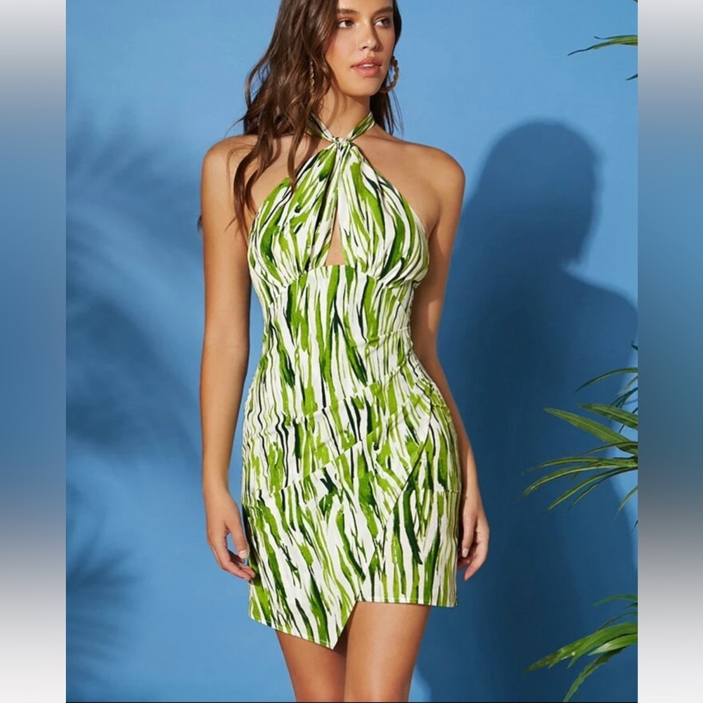 Green Kaleidoscope Dress